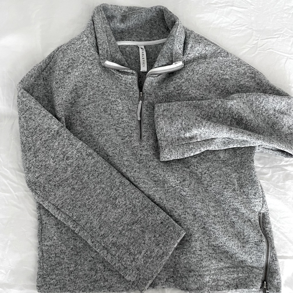 Fabletics Soft Cropped 3/4 Zip